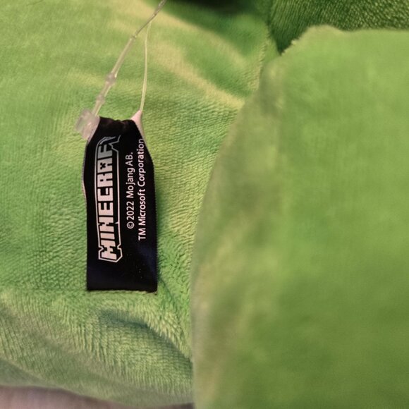 BIG Minecraft Creeper Plush Stuffed Green Kid Pillow Toy Game Plushie 17-19” NWT - Picture 6 of 11